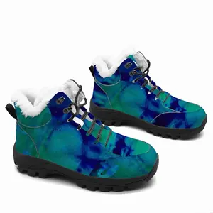 Men Liquid Blue Hiking Climbing Shoes (Fur)