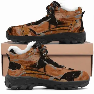 Men Bronze Vision Hiking Climbing Shoes (Fur)