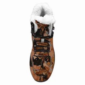 Men Bronze Vision Hiking Climbing Shoes (Fur)