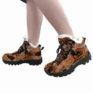 Men Bronze Vision Hiking Climbing Shoes (Fur)