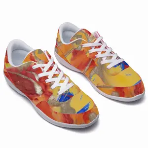 Men Flower Flame Dance Shoes