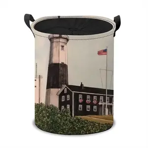 Montauk Point Lighthouse Laundry Basket