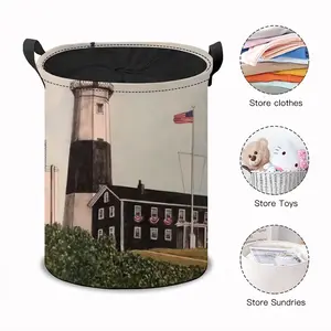 Montauk Point Lighthouse Laundry Basket