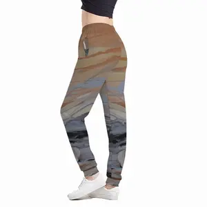 Women Liquid Energy Casual Sports Pants