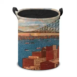 The Brooklyn Bridge Laundry Basket