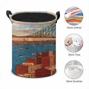 The Brooklyn Bridge Laundry Basket