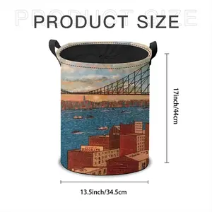 The Brooklyn Bridge Laundry Basket