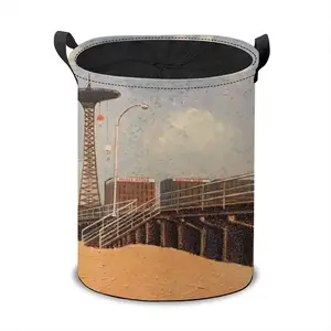 Coney Island Boardwalk Laundry Basket