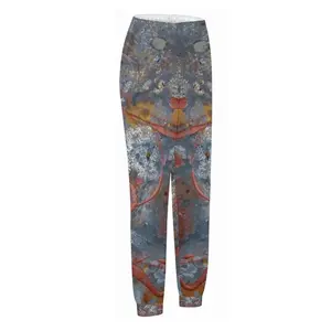 Women Illuminated Flecks Casual Sports Pants