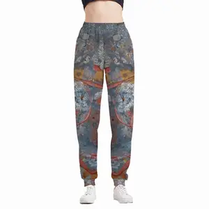 Women Illuminated Flecks Casual Sports Pants