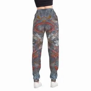 Women Illuminated Flecks Casual Sports Pants