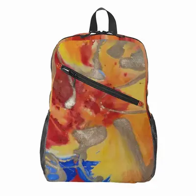 Flower Flame Casual Backpack Bag