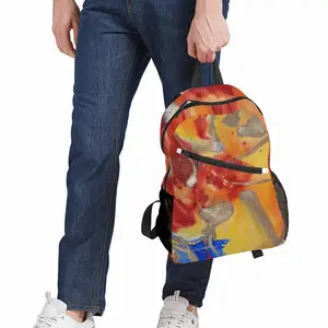 Flower Flame Casual Backpack Bag