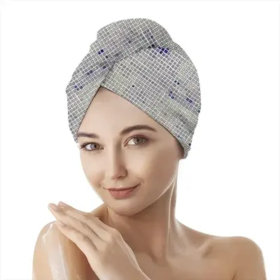 Shades Of Blue A Hair Dryer Cap (Flannel)