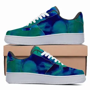 Men Liquid Blue Low Top Shoes