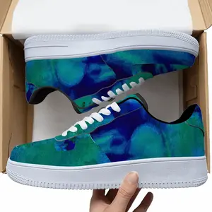 Men Liquid Blue Low Top Shoes