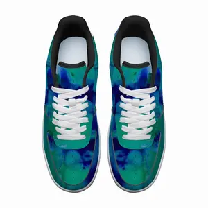 Men Liquid Blue Low Top Shoes