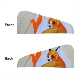 Foxes On The Road Hair Dryer Cap (Flannel)