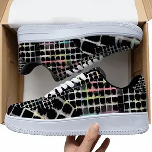 Men Grid (Bleeding) Low Top Shoes