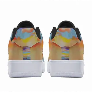 Men Sunset Boat Low Top Shoes