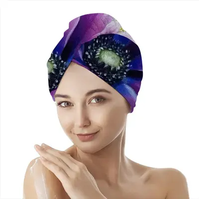 Violet Charm Hair Dryer Cap (Flannel)