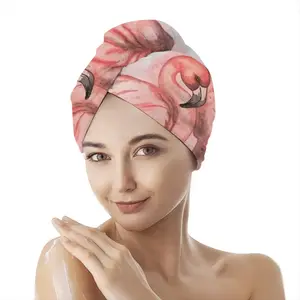 Flamingo Hair Dryer Cap (Flannel)