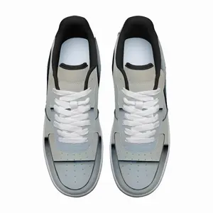 Men Charcoal White No 1 Series 4 Low Top Shoes