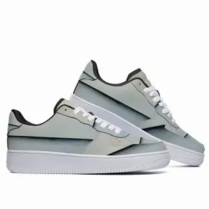 Men Charcoal White No 1 Series 4 Low Top Shoes