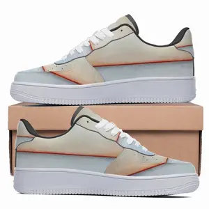 Men White Orange Series 3 Low Top Shoes