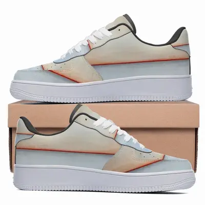 Men White Orange Series 3 Low Top Shoes