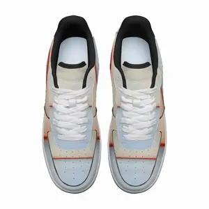 Men White Orange Series 3 Low Top Shoes