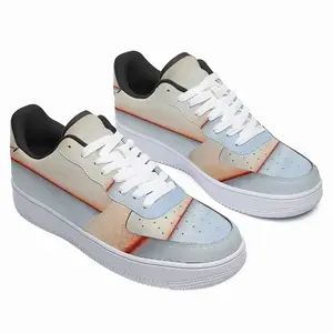 Men White Orange Series 3 Low Top Shoes