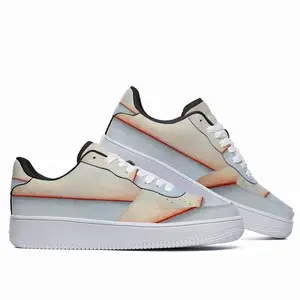 Men White Orange Series 3 Low Top Shoes