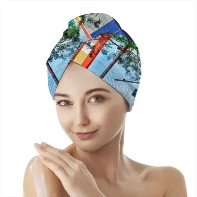 Stained Glass Hair Dryer Cap (Flannel)