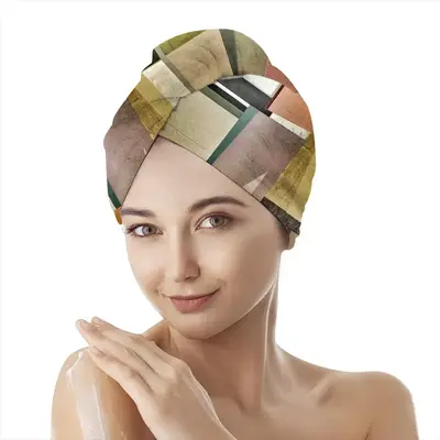 Geometric Shapes Hair Dryer Cap (Flannel)