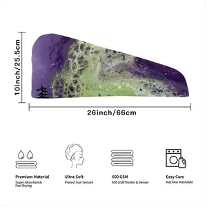 Northern Lights Hair Dryer Cap (Flannel)