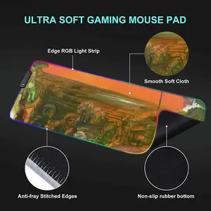 Forbidden Keyboard Mouse Pad (Illuminated)