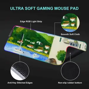 Cadaques (Spain) Keyboard Mouse Pad (Illuminated)