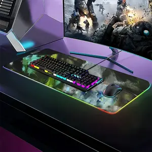 Green Keyboard Mouse Pad (Illuminated)