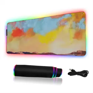 Sunset Boat Keyboard Mouse Pad (Illuminated)