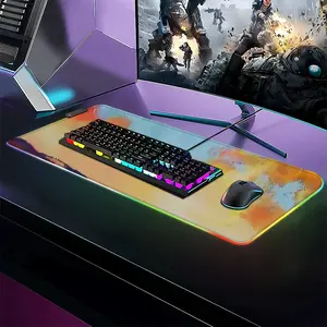 Sunset Boat Keyboard Mouse Pad (Illuminated)