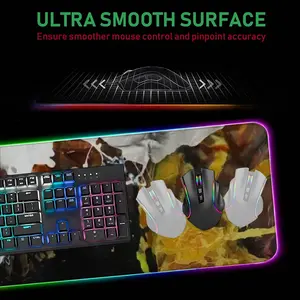 Beach Keyboard Mouse Pad (Illuminated)