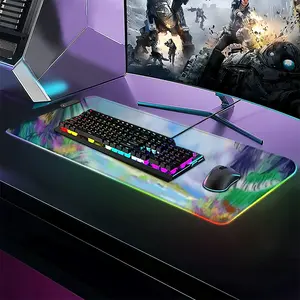 Earth Of Colors Series A Keyboard Mouse Pad (Illuminated)