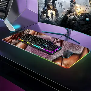 How To Party In Africa #010 Keyboard Mouse Pad (Illuminated)