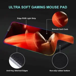 Pugilism Keyboard Mouse Pad (Illuminated)