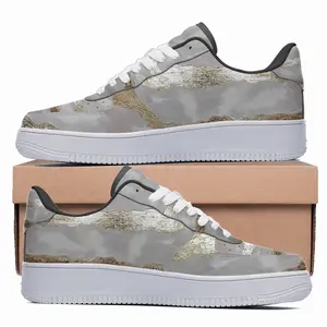 Men Gold Waves Low Top Shoes