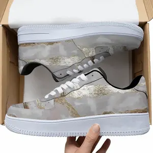 Men Gold Waves Low Top Shoes