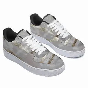 Men Gold Waves Low Top Shoes