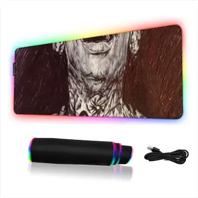 Wiz Khalifa Portrait Keyboard Mouse Pad (Illuminated)