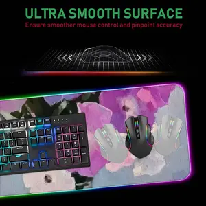 Petunia Keyboard Mouse Pad (Illuminated)